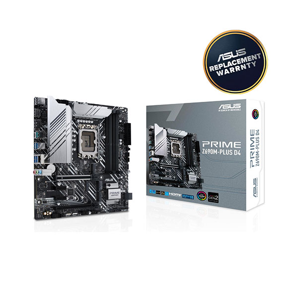 ASUS PRIME Z690M-PLUS D4 mATX Motherboard Price in Bangladesh